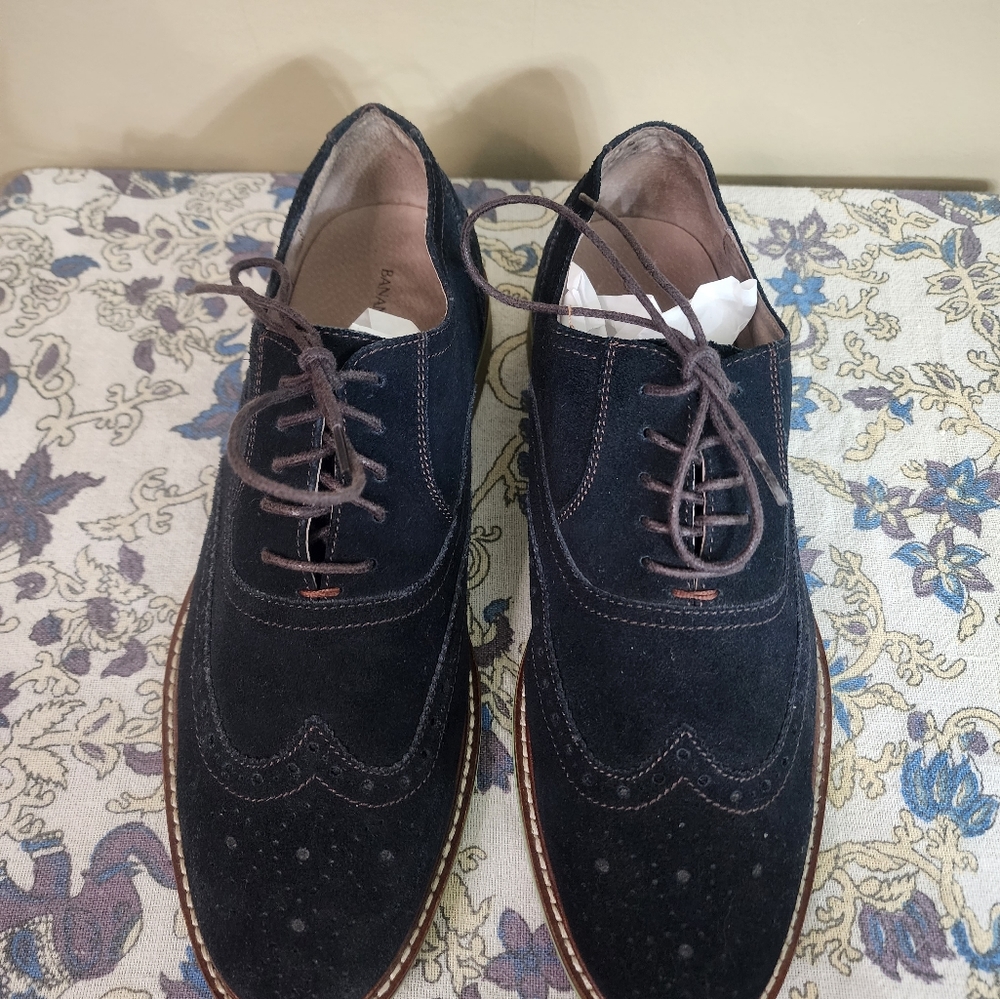 Men's Suede Derby Shoes